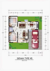 rumah type 45 - pengertian, ukuran dan harga terbaru juni