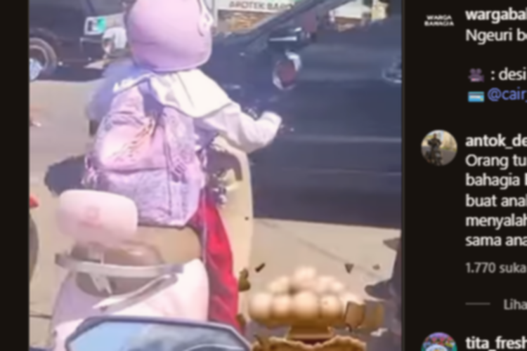 Anak SD Naik Motor Listrik di Jalan Raya: Polisi Bertindak?