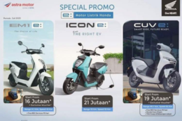 Diskon Besar Motor Listrik Honda Sudah Berakhir? Ini Kata AHM