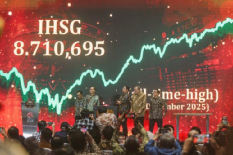 Pasar saham awal 2026 tetap menguat di tengah volatilitas
