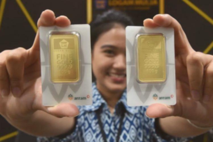 Libur akhir tahun, selama sepekan harga emas Antam anjlok Rp 108.000 per gram